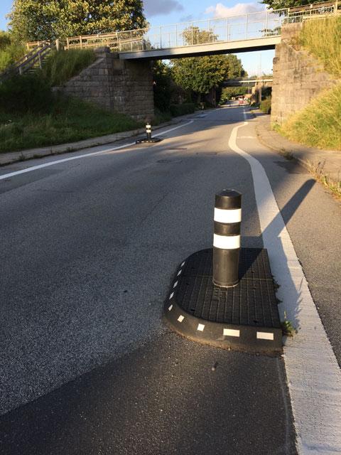 TDJ Kunststofpullert med topnøgleforlænger - trafikgummi.dk